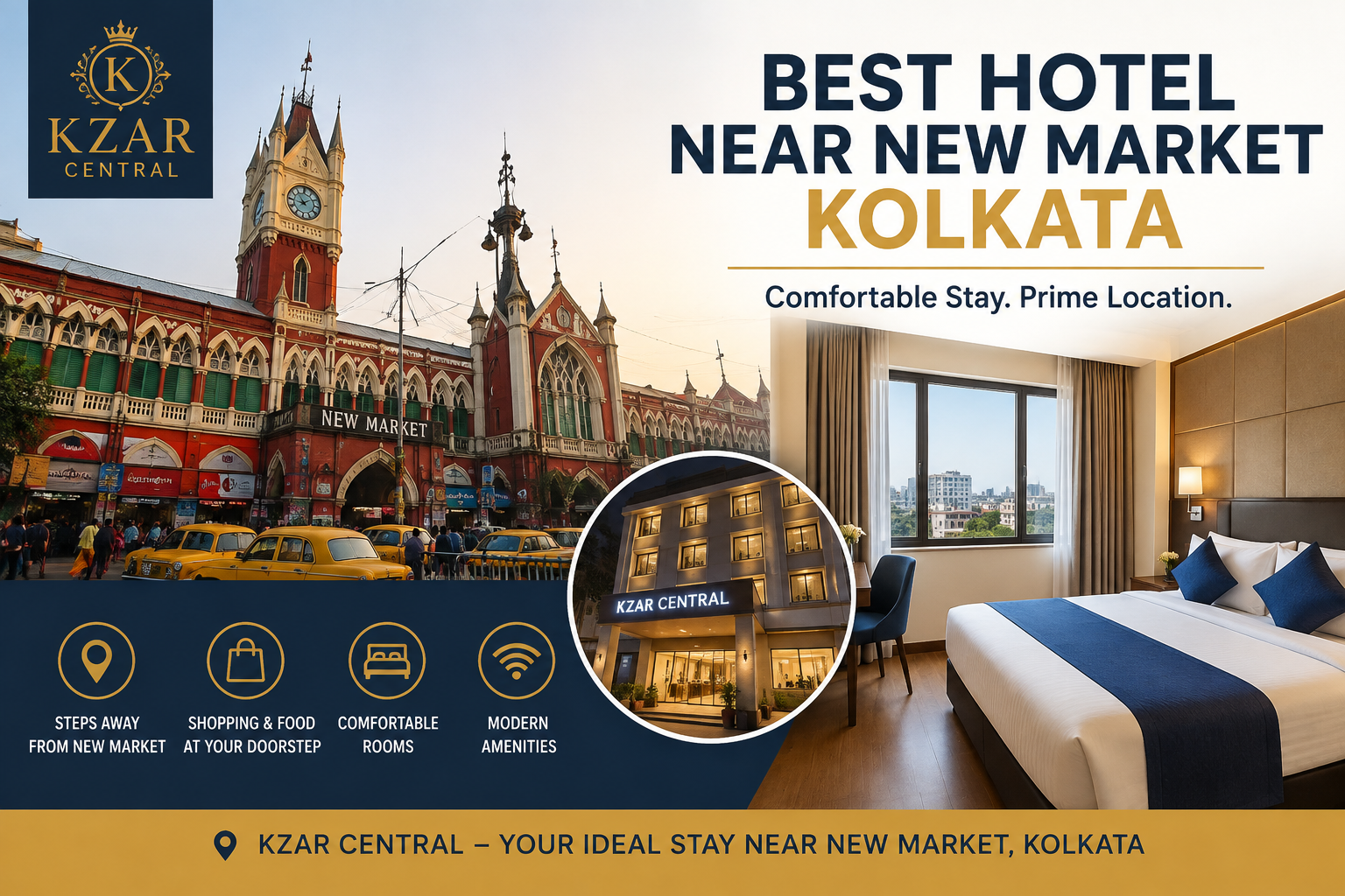 Hotel Near New Market Kolkata