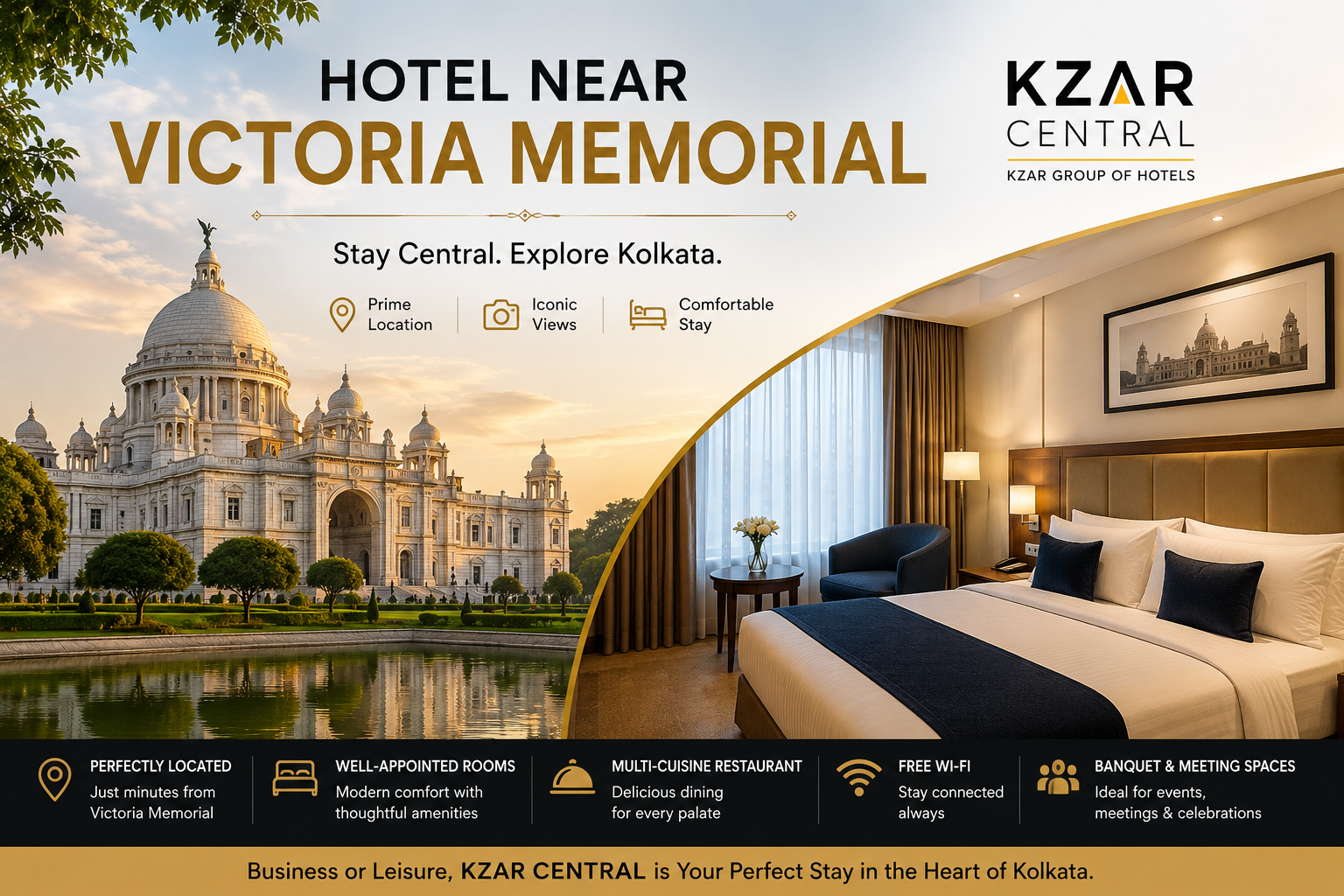 Hotel Near Victoria Memorial