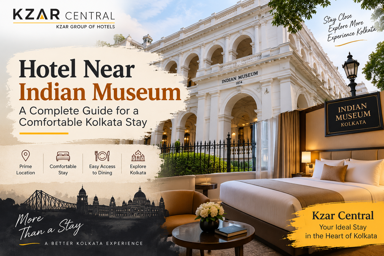 hotel near Indian Museum